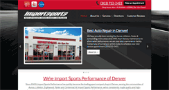 Desktop Screenshot of importsports.net